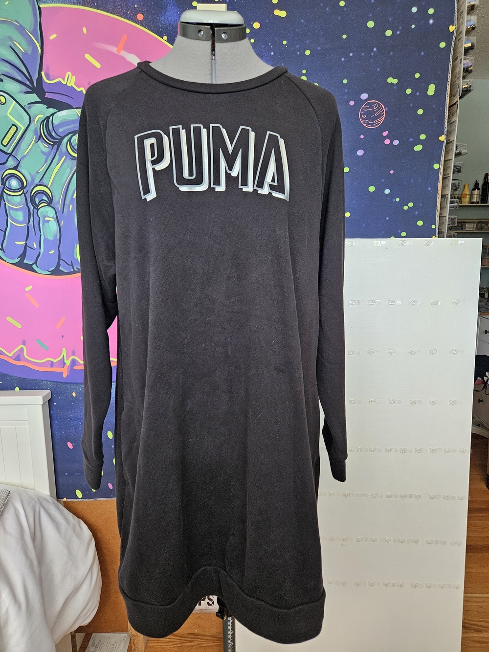 Puma Black Top with White Logo Accents